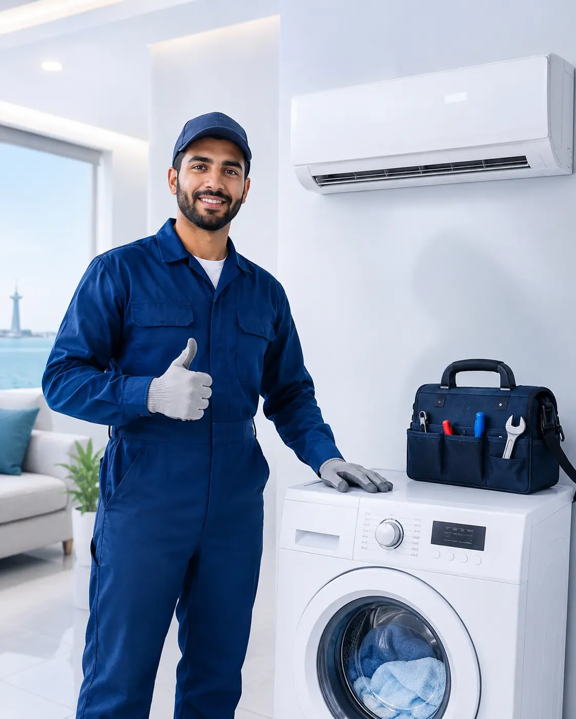 صيانة غسالات اتوماتيك ومكيفات في جدة